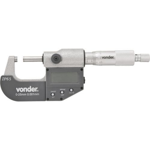 Micrometro externo 0 - 25 mm exatido de 0,002 mm - MD 025