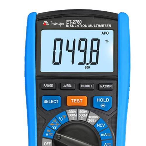 Mult�metro Meg�metro digital True RMS AC CAT III 600V - ET-2760