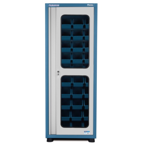 Arm�rio com 40 caixas n� 5 e portas de vidro - AM-48