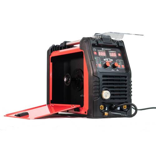 Inversora de solda multiprocesso 180A para Eletrodo Mig e Tig - MTE 180 Synergic 110V/220V Inversora de solda multiprocesso 180A para Eletrodo Mig e Tig - MTE 180 Synergic 110V/220V