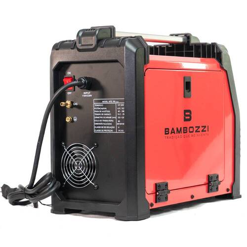 Inversora de solda multiprocesso 180A para Eletrodo Mig e Tig - MTE 180 Synergic 110V/220V Inversora de solda multiprocesso 180A para Eletrodo Mig e Tig - MTE 180 Synergic 110V/220V