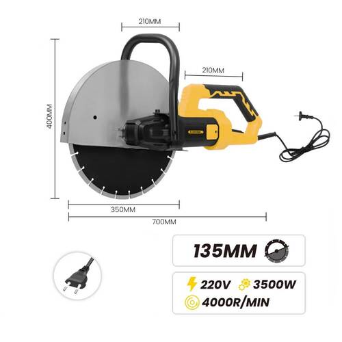 Cortadora de parede elétrica 3500 watts 350 mm - BOM-9630 Cortadora de parede elétrica 3500 watts 350 mm - BOM-9630