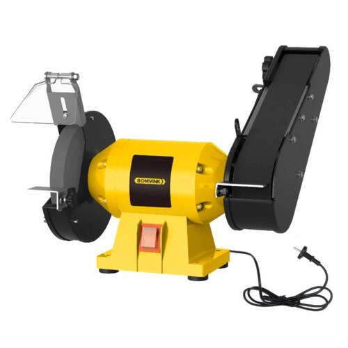 Motoesmeril e Lixadeira de cinta 6pol 190 watts - BOM-9586 220V Motoesmeril e Lixadeira de cinta 6pol 190 watts - BOM-9586 220V