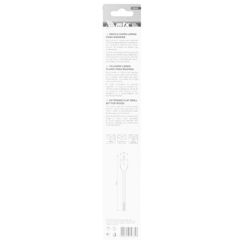 Broca chata longa para madeira 30 x 300 mm - 7040309 Broca chata longa para madeira 30 x 300 mm - 7040309