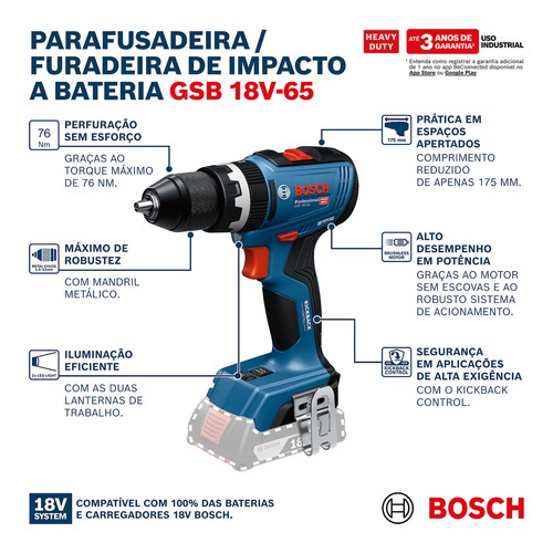 Furadeira Parafusadeira de impacto 1/2 Furadeira Parafusadeira de impacto 1/2