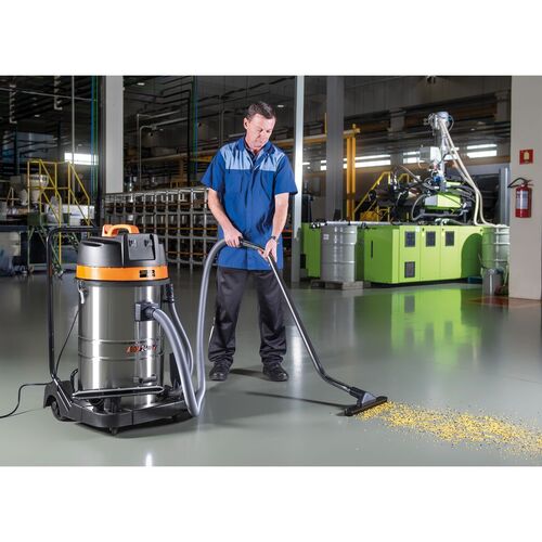 Aspirador de pó e líquido inox 2400W 80 litros - 44983020 220V Aspirador de pó e líquido inox 2400W 80 litros - 44983020 220V