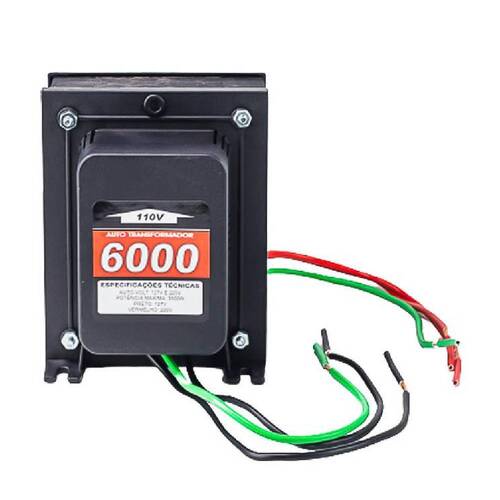 Autotransformador de voltagem para potência até 4600W - 6000VAT 110V/220V Autotransformador de voltagem para potência até 4600W - 6000VAT 110V/220V