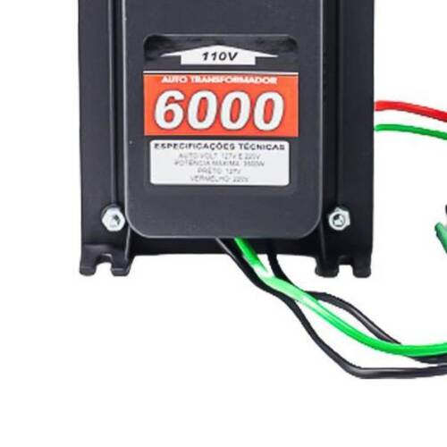 Autotransformador de voltagem para potência até 4600W - 6000VAT 110V/220V Autotransformador de voltagem para potência até 4600W - 6000VAT 110V/220V