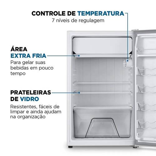 Frigobar 120 litros porta revers�vel branco - FGB-01-W120  110V