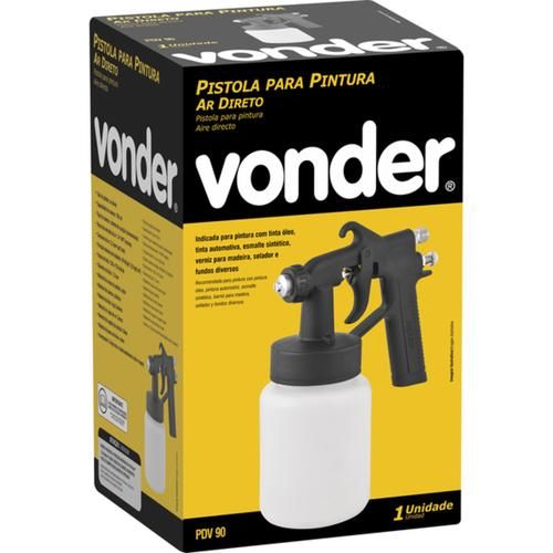 Pistola para pintura com caneca pl�stica 750 ml - PDV 90