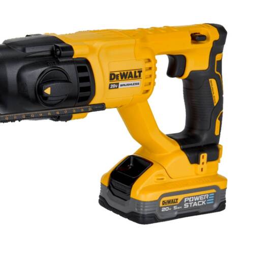 Martelete perfurador e rompedor a bateria 20V MAX 2,6J Brushless SDS Plus com 2 baterias - DCH133H2  110V/220V