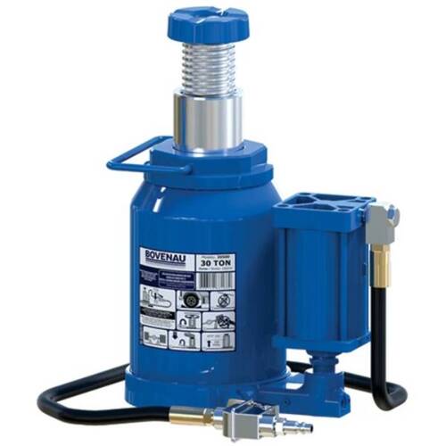 Macaco hidropneum�tico tipo garrafa 30T com v�lvula - MTP30