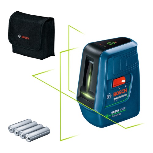 Nível a laser verde 3 linhas alcance de 20 m com acessórios - GLL3XG Nível a laser verde 3 linhas alcance de 20 m com acessórios - GLL3XG