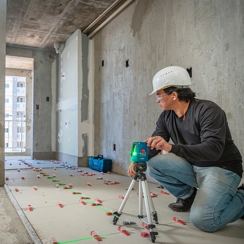 Nível a laser verde 3 linhas alcance de 20 m com acessórios - GLL3XG Nível a laser verde 3 linhas alcance de 20 m com acessórios - GLL3XG