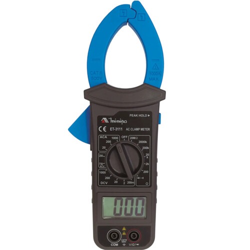 Alicate amperímetro digital CAT III 600V ET-3111 Alicate amperímetro digital CAT III 600V ET-3111