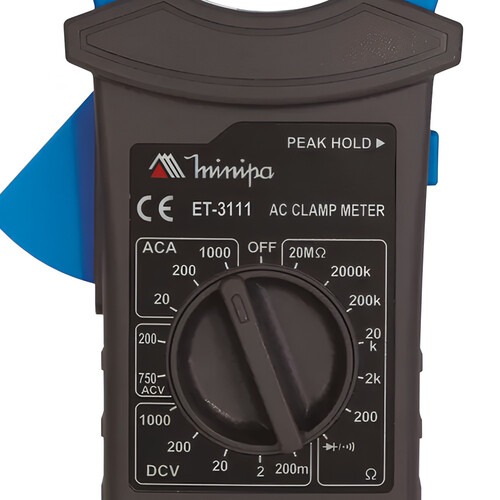 Alicate amperímetro digital CAT III 600V ET-3111 Alicate amperímetro digital CAT III 600V ET-3111