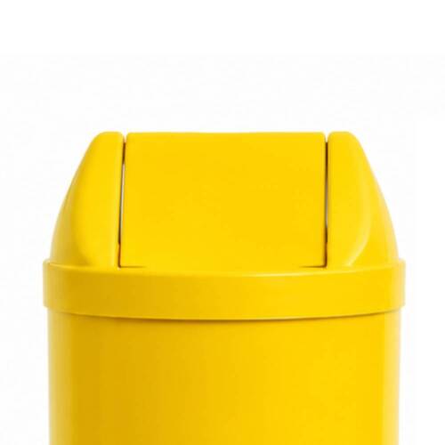 Cesto coletor de lixo 23L com tampa basculante sem adesivo - CS51AM