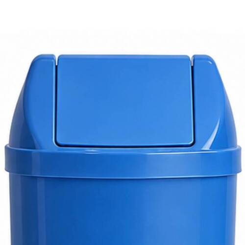 Cesto coletor de lixo 14L tampa basculante sem adesivo - CS24AZ
