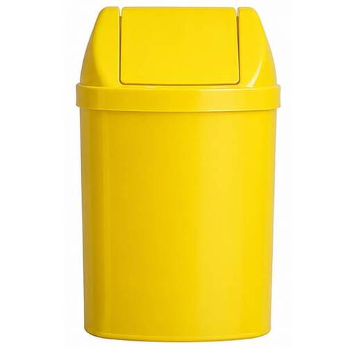 Cesto coletor de lixo 14L tampa basculante sem adesivo - CS24AM