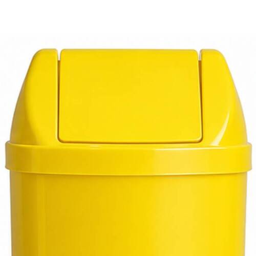 Cesto coletor de lixo 14L tampa basculante sem adesivo - CS24AM