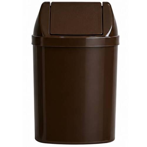 Cesto coletor de lixo 14L tampa basculante sem adesivo - CS24MR