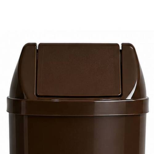 Cesto coletor de lixo 14L tampa basculante sem adesivo - CS24MR