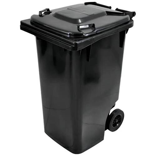 Cesto de lixo gari 240L com rodas de 300 mm sem pedal - C241PR