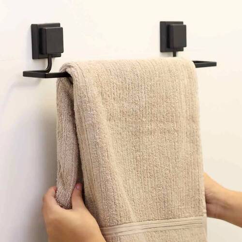 Porta toalha de banho para parede com adesivo - 2571