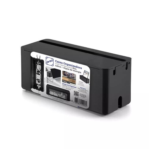Organizador de cabos com suporte para celular - 5906