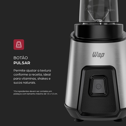 Liquidificador port�til 300W com 2 copos squeeze - WBG600  110V