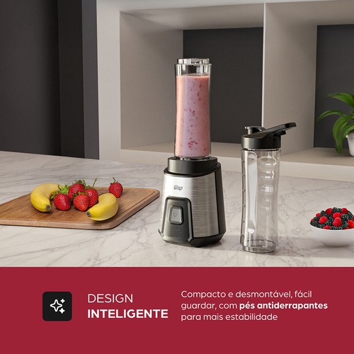 Liquidificador port�til 300W com 2 copos squeeze - WBG600  110V