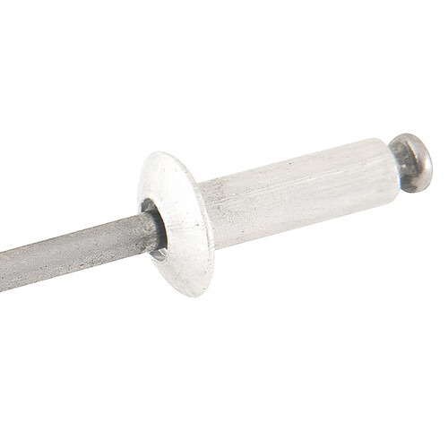 Rebite de repuxo 3,2 x 10 mm com 100 peças Rebite de repuxo 3,2 x 10 mm com 100 peças