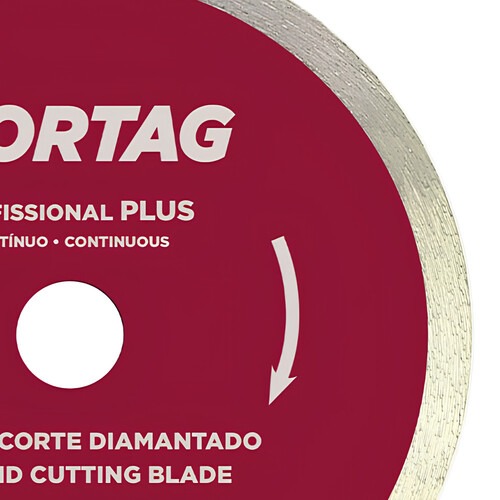 Disco diamantado cont�nuo 180 mm para cer�mica - Profissional Plus
