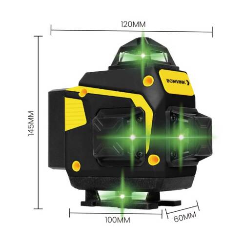 Nível a laser verde a bateria 16 linhas 25 m com kit de acessórios - BOM-6213 Nível a laser verde a bateria 16 linhas 25 m com kit de acessórios - BOM-6213