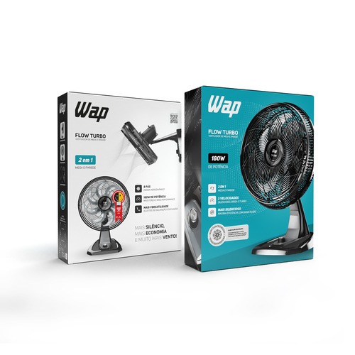 Ventilador de mesa e parede 50 cm 8 pás 3 velocidades - WV01PR 110V Ventilador de mesa e parede 50 cm 8 pás 3 velocidades - WV01PR 110V