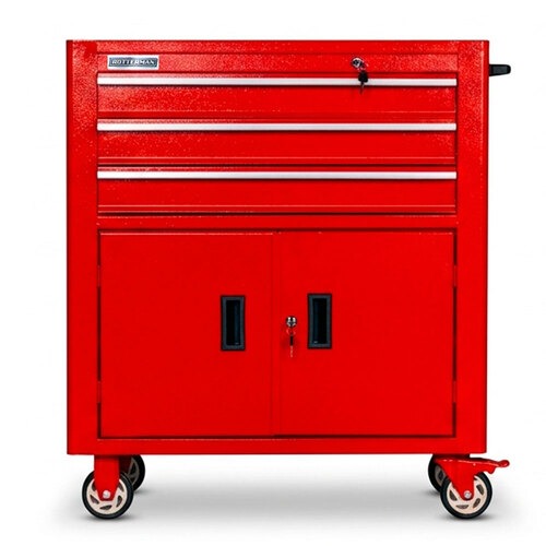 Carrinho para ferramentas com 3 gavetas e 2 portas - RLL-316 Carrinho para ferramentas com 3 gavetas e 2 portas - RLL-316