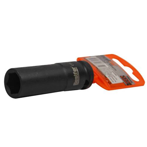Soquete sextavado de impacto longo 16 mm encaixe 1/2 Soquete sextavado de impacto longo 16 mm encaixe 1/2
