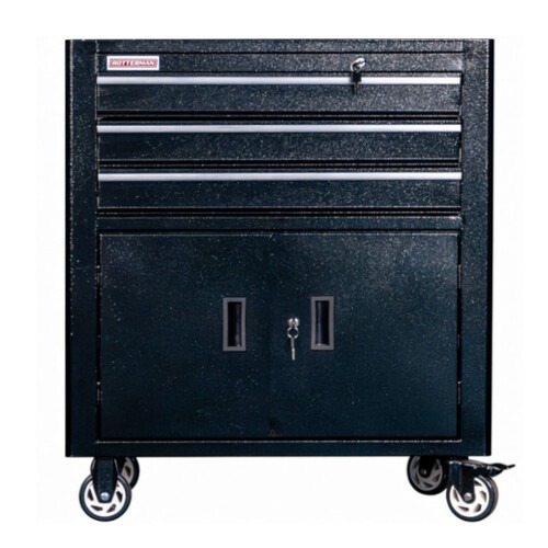 Carrinho para ferramentas com 3 gavetas e 2 portas - RLL-316