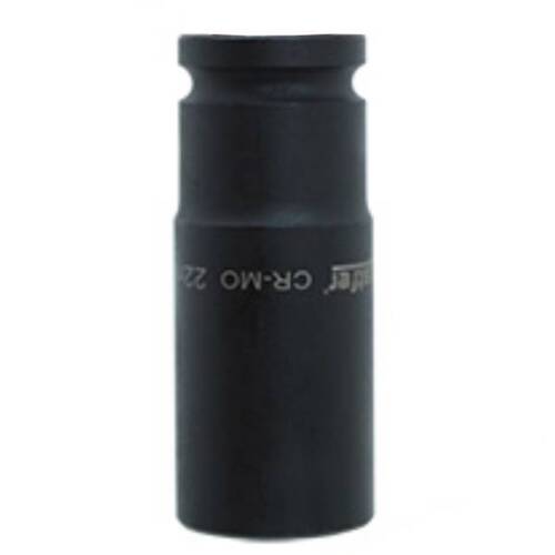 Soquete sextavado de impacto longo 22 mm encaixe 1/2 Soquete sextavado de impacto longo 22 mm encaixe 1/2