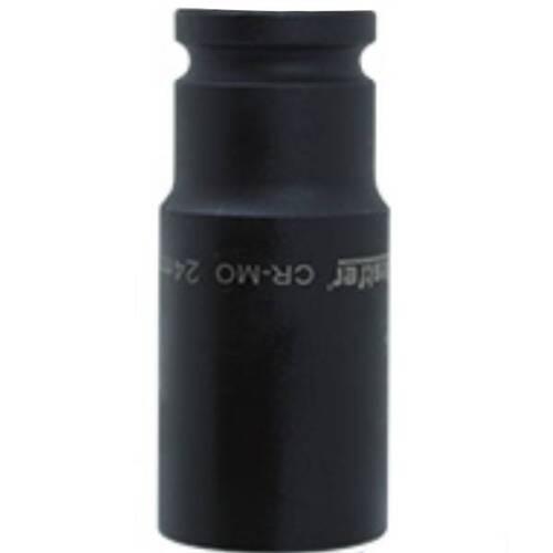 Soquete sextavado de impacto longo 24 mm encaixe 1/2 Soquete sextavado de impacto longo 24 mm encaixe 1/2