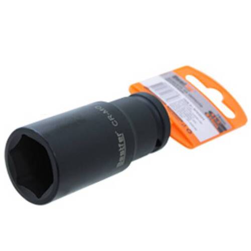 Soquete sextavado de impacto longo 24 mm encaixe 1/2 Soquete sextavado de impacto longo 24 mm encaixe 1/2