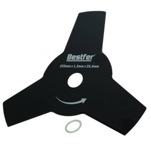 Lâmina para roçadeira 3 pontas 255 x 1,3 x 25,4 mm - BFH3733 Lâmina para roçadeira 3 pontas 255 x 1,3 x 25,4 mm - BFH3733