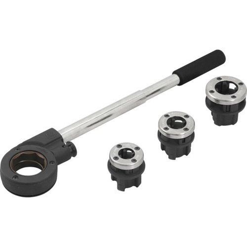 Jogo de tarraxa manual para canos de 1/2 a 1