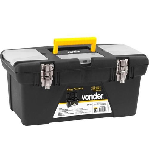 Caixa pl�stica para ferramentas 47,0 x 24,0 x 21,9 cm - CPV 190