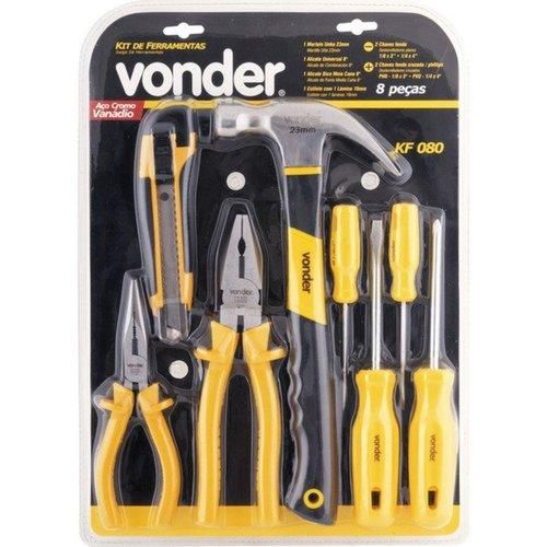 Jogo de ferramentas com 8 peças - KF 080 Jogo de ferramentas com 8 peças - KF 080