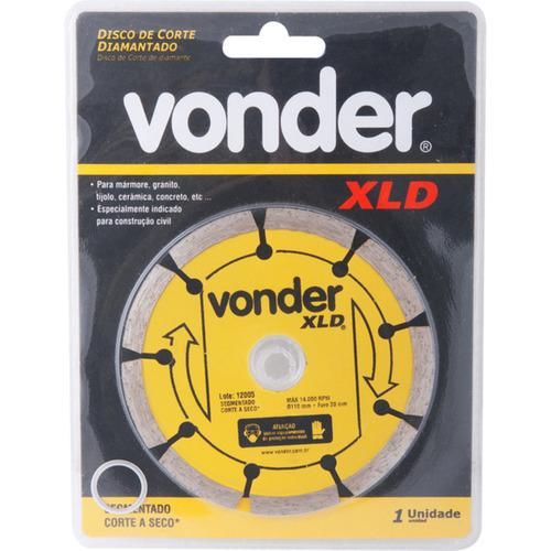 Disco diamantado segmentado 100 mm para concreto