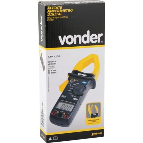 Alicate ampermetro digital - AAV 4200