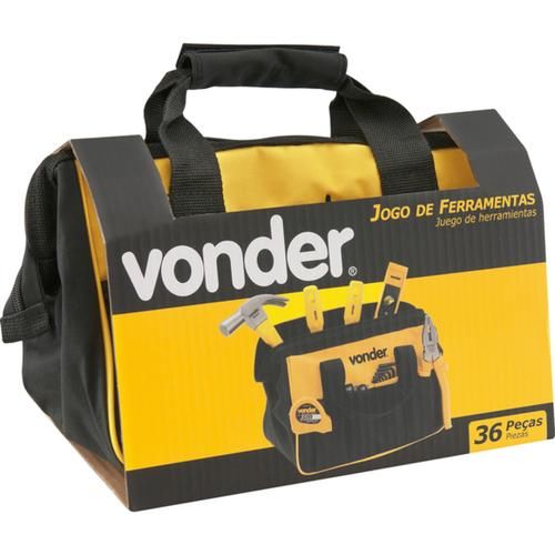 Jogo de ferramentas com 35 peas e bolsa