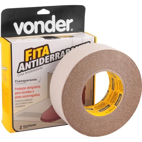 Fita adesiva antiderrapante 50 mm x 15 m transparente