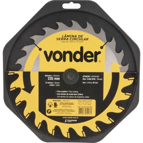 Disco de serra para madeira 235 x 25 mm 24 dentes